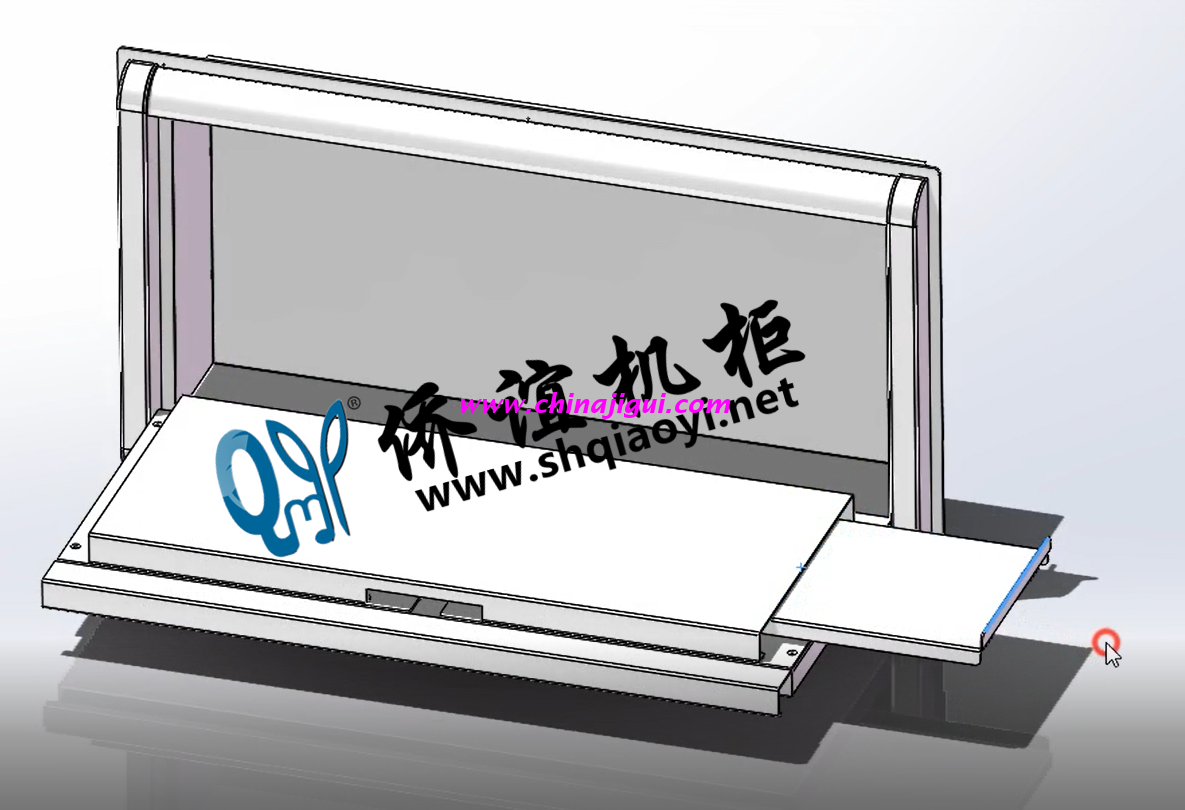 仿威圖配電柜翻轉式鍵盤抽屜